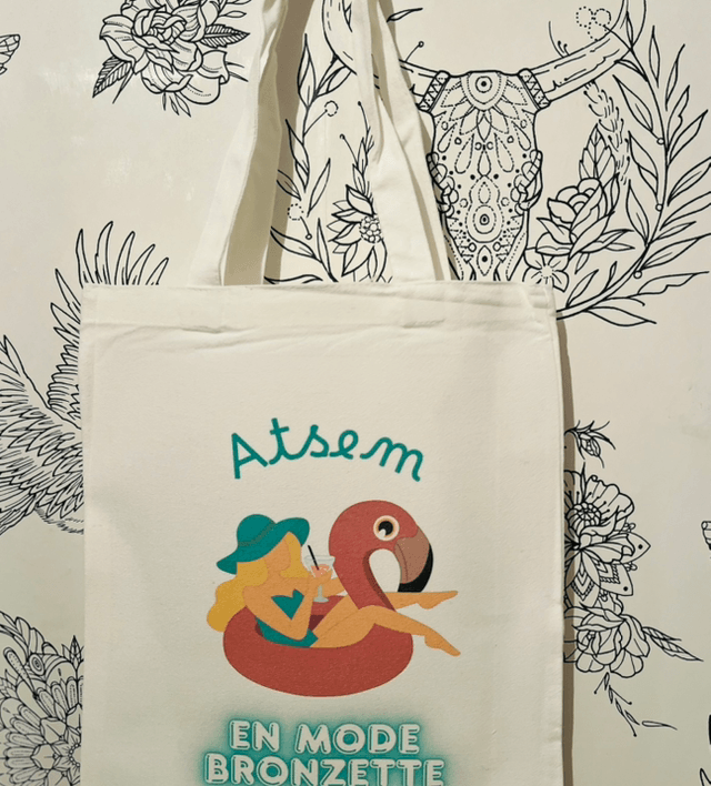 Tote bag « la p’tite dame »