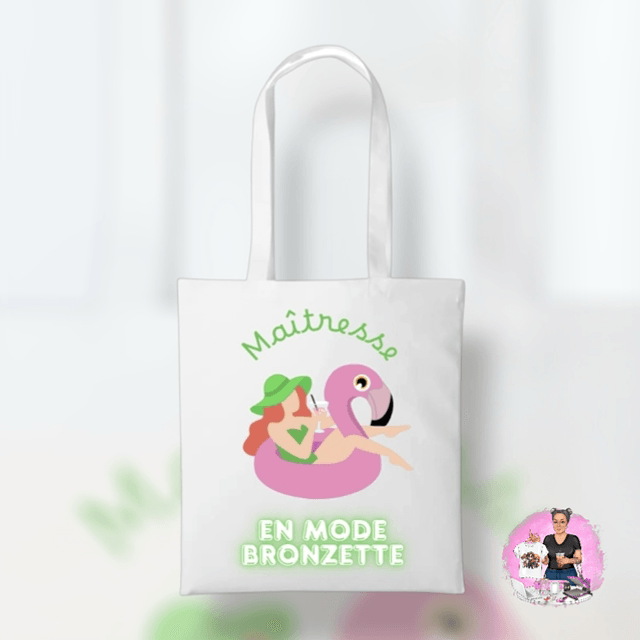 Tote bag « la p’tite dame »