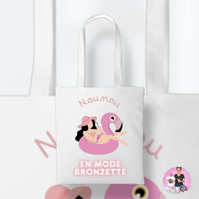 Tote bag « la p’tite dame »