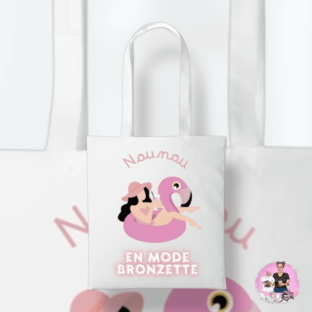 Tote bag « la p’tite dame »