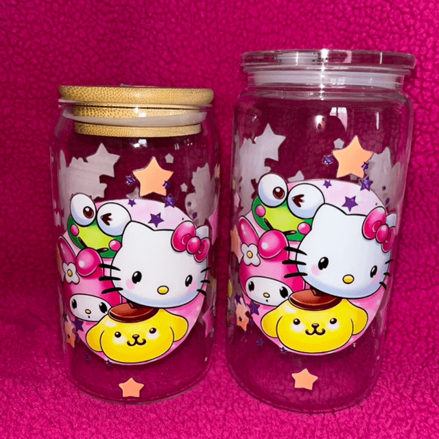 Verre Hello kitty et ses amis